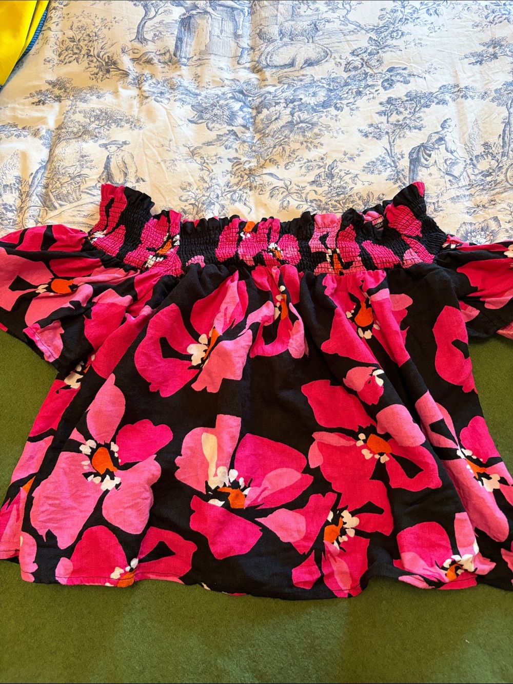 Who What Wear Linen Blend Top Size XL